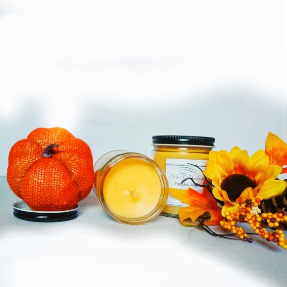 Pumpkin Souffle Soyblend Wax Candle 8 oz. - Picture 3 of 7